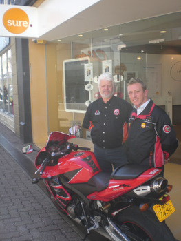 IoMTTMA Chairman Bill Carden with Sure's Gary Harrison